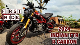 2024 Indian FTR R Carbon  a Bhroman First Ride [upl. by Orlene]