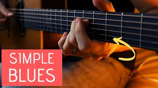 This Simple Blues Works Amazing on Guitar [upl. by Nerhe65]