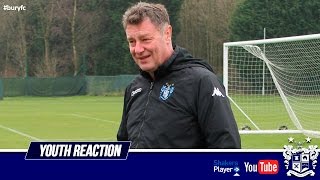 Youth Reaction Mark Litherland on the Shrewsbury Town draw [upl. by Tish]