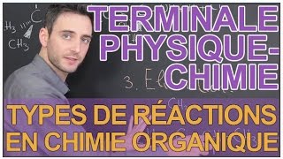 Grands types de réactions en chimie organique  PhysiqueChimie  Terminale  Les Bons Profs [upl. by Allit999]