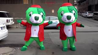 Ashgabat 2017 Mascots [upl. by Ayahsey]