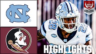 North Carolina Tar Heels vs Florida State Seminoles  Full Game Highlights  ESPN College Football [upl. by Daj]