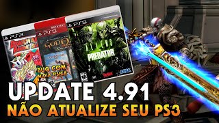 PS3 UPDATE 491 Causa Mais Problemas que Soluções NÃO ATUALIZE [upl. by Irim]