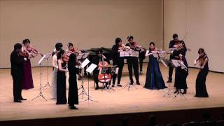 JSBACH  Brandenburg Concerto No3 BWV1048 arranged by Mamiko Kobayakawa [upl. by Aliban54]