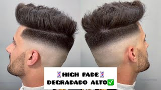 TUTORIAL ¿Como hacer DEGRADADO ALTO HIGH FADE 😱🔥😍 paso a paso en español ✅ [upl. by Eenar909]