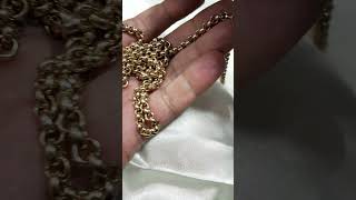 9ct Gold Solid Belcher Chain [upl. by Joao]