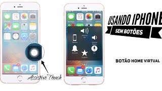 Usando o iPhone sem botões com o Assistive Touch e Print com ☝🏻 toque [upl. by Hada]