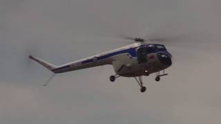 Bristol 171 Sycamore Helicopter At Farnborough International Airshow 2018 [upl. by Gordie670]