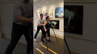 ReWalk Robotics Helps Paraplegic Walk Again [upl. by Coppins]