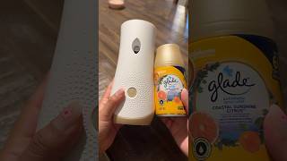 Change my glade automatic spray refill ASMR asmrsounds glade freshwater glades CleanTok [upl. by Aislehc19]