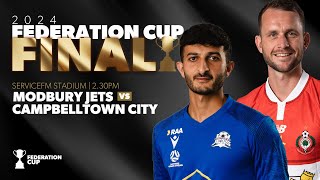 2024 Federation Cup Final  Modbury Jets v Campbelltown City [upl. by Arola897]