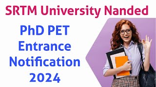 SRTM University Nanded PhD PET Entrance 2024 [upl. by Auka]