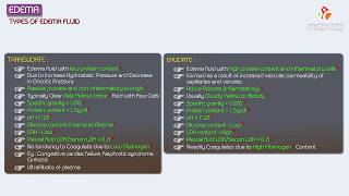 3Edema  Exudate vs Transudate  Hemodynamic pathology Fmge Neet PG and usmle [upl. by Jac372]