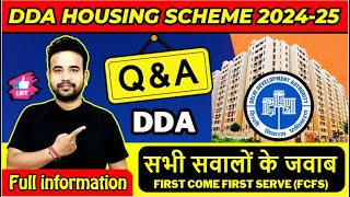 DDA Housing Scheme Q amp A 🔥 DDA Ews Flat 2024 🔥 DDA Flat in 115 Lakh 🔥 DDA Housing Scheme 2024 [upl. by Oigufer]