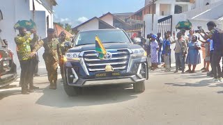 FIRST IN HISTORY AS OTUMFO OSEI TUT II VISIT CAPE COAST PALACE [upl. by Ecirehs]