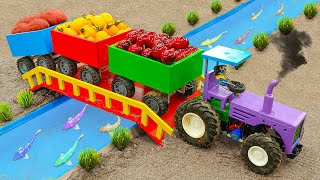 Diy tractor making mini Tractors Garage construction  diy Concrete by Sand Sieve  HP Mini DIYFarm [upl. by Mehsah]