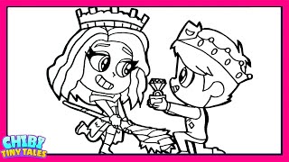 🔴🔴How to draw Queen of Mean  Chibi Tiny Tales  Descendants Art ColorKids [upl. by Champaigne803]