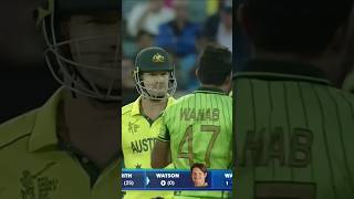 Wahab vs Watson watsons vs wahabriaz cricket worldcup australia misbah babyshark [upl. by Nosredna742]