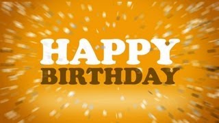 Matt Houston  Happy Birthday Lyrics video officiel [upl. by Inanaup]