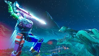 ROBOT vs MONSTER Full Event on Replay Mode Fortnite Live Event [upl. by Wight]