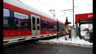 Bahnübergang Fasanenstrasse in Balgach [upl. by Vasiliki]