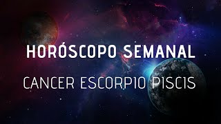 CANCER ESCORPIO PISCIS Tarot Horoscopo  26 Ago  02 Sep 2018 [upl. by Arel]