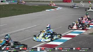 Rotax Euro Wintercup Campillos 2020 Juniors Race 12 Heat 3 A C [upl. by Coop]