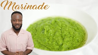 Le Secret de la Marinade Verte assaisonnement vert délicieux  Cameroun [upl. by Elle]