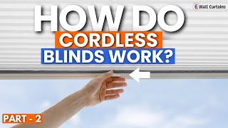 How to Operate a Cordless Cellular Shade [upl. by Annawoj]