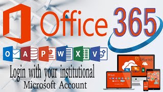 Microsoft office 365 with institutional email login [upl. by Gravante]