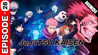 JuJuTSU KAISEN Season 1 Episode 28 in Hindi dubbed 1080mp4  blast epic anime   Crunchyroll [upl. by Ennovy]