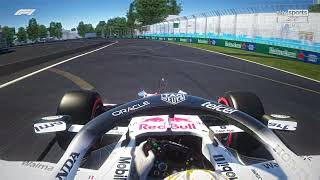 Red Bull RB16B Onboard at Albert Park [upl. by Ramoh]