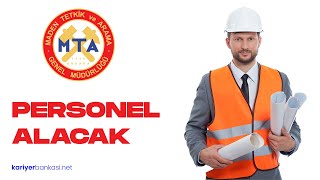 MTA Mühendis Tekniker ve Teknisyen Alımları Yapacak [upl. by Damour748]