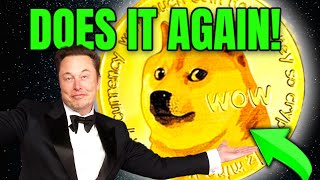 Dogecoin News Today ELON MUSK Does it Again Dogecoin Pumping [upl. by Larok]