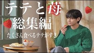 日本 語 字幕  BTS テテと苺の総集編テテモッパンV Taehyung [upl. by Leah]