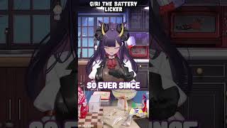 Why Giri licks batteries onigiri vtuber [upl. by Aicittel]