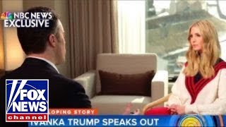 Ivanka Trump scolds NBC News for ‘inappropriate’ question [upl. by Llecrep]