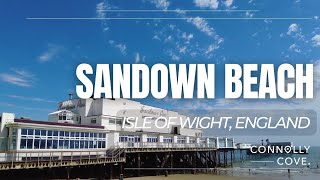 Sandown Beach  Isle of Wight  England  Things To Do In Isle of Wight  Isle of Wight Travel Guide [upl. by Cori588]