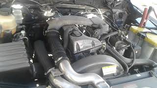 2005 SSANGYONG MUSSO 29 DT ENGINE TEST NMW06714 [upl. by Onilegna]