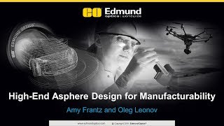 HighEnd Asphere Design for Manufacturability – 2018 [upl. by Rma]