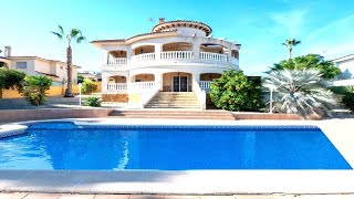 ALGORFA 4 Bedrooms Gorgeous Detached Villa with Pool Garage Panoramic Views ©WhiteVillasInSpain [upl. by Kcirrez]