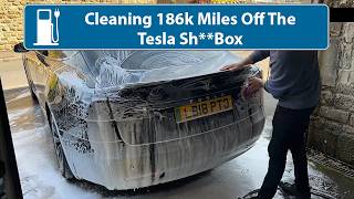 Tesla Model S  5 Day Clean Of A High Mile ExCompany Car [upl. by Assilla6]