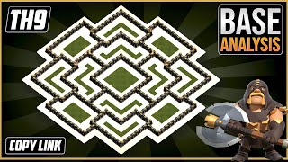 THE BEAST TH9 HYBRIDTROPHY Base 2023  Town Hall 9 TH9 Hybrid Base Design  Clash of Clans [upl. by Portingale104]