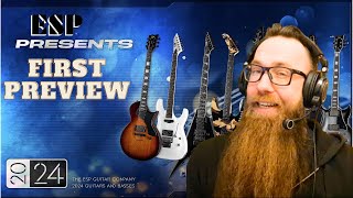 NEW ESP LTD GUITARS FOR 2024 First Preview [upl. by Inek131]