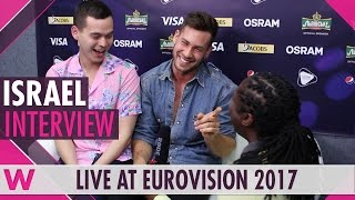 Imri Ziv Israel interview  Eurovision 2017 [upl. by Roselia]