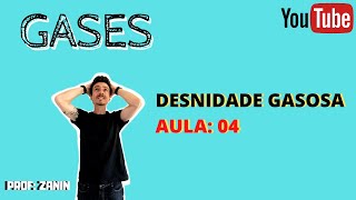 DENSIDADE GASOSA  Densidade dos gases [upl. by Anerac]