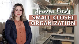 AMAZON MUSTHAVES for SMALL CLOSETS Best of Storage  Organization [upl. by Wellesley825]