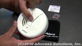 Battery Operated Travel Carbon Monoxide Alarm Video Overview [upl. by Marin]