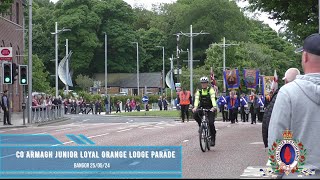 Co Armagh Junior LOL Parade Bangor Day 250524 [upl. by Swithbert]