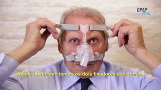 Adaptação da máscara nasal Mirage FX da ResMed [upl. by Judson920]